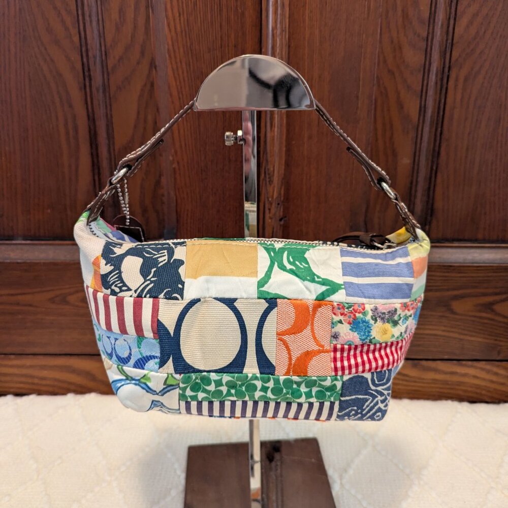 Vintage Coach Patchwork Mini Bag - image 3